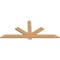 Ekena Millwork Kennewick Timber Gable Bracket, Western Red Cedar, 84"W x 35"H x 1 1/2"D x 5 1/2"F, 10/12 Pitch GBW084X35X0206KEN00SWR - alternate 5
